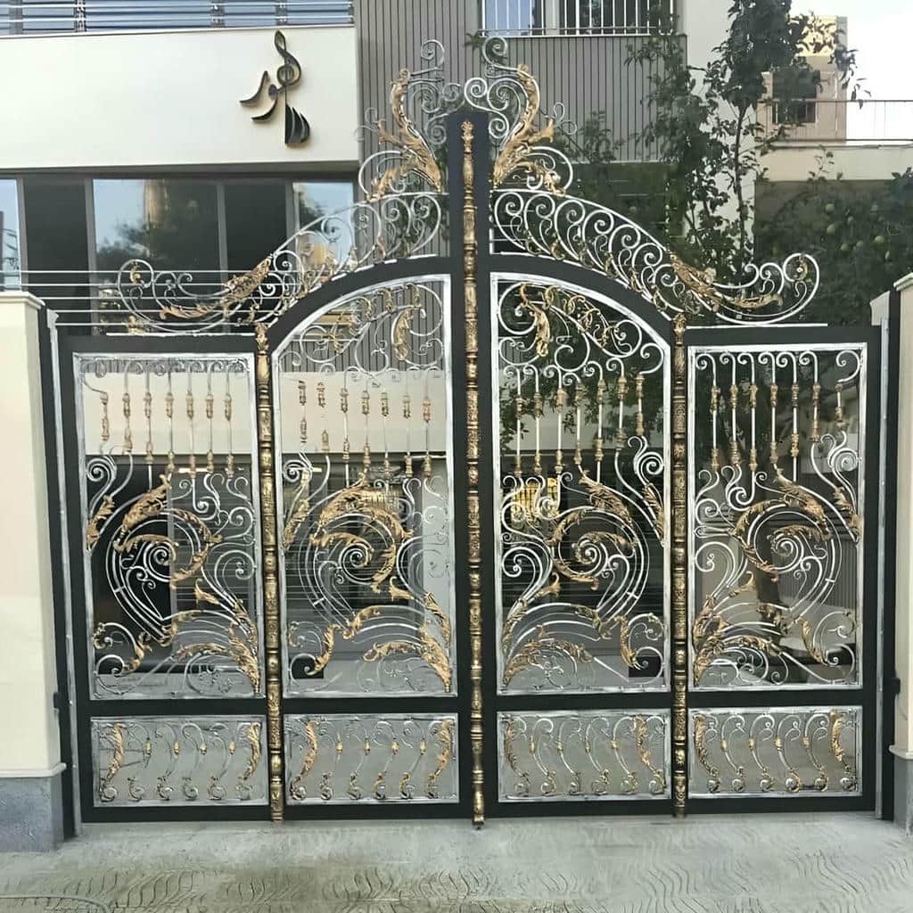 درب حیاط باغی مقاوم
