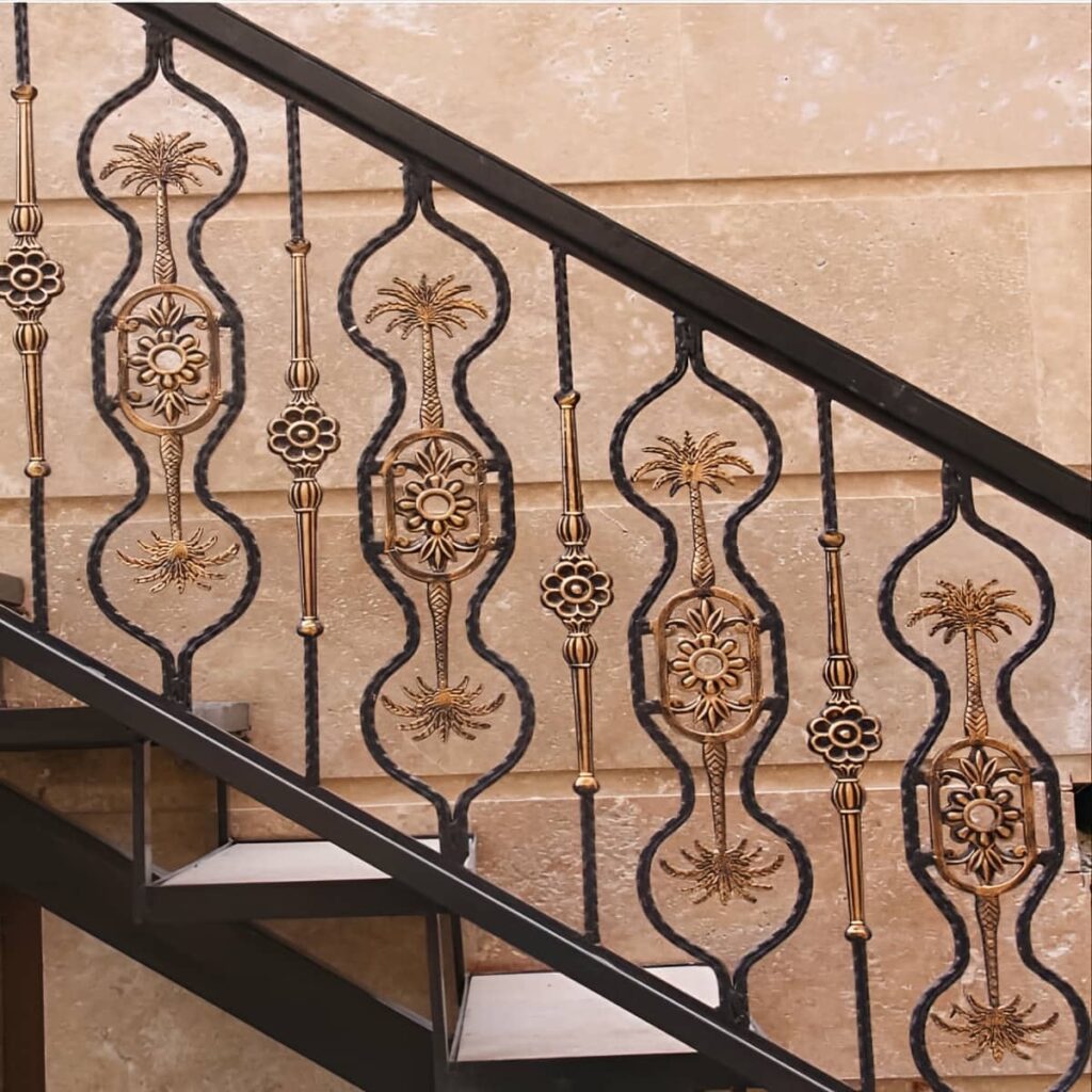 نرده فرفورژه ساختمان نرده فرفورژه ساختمان