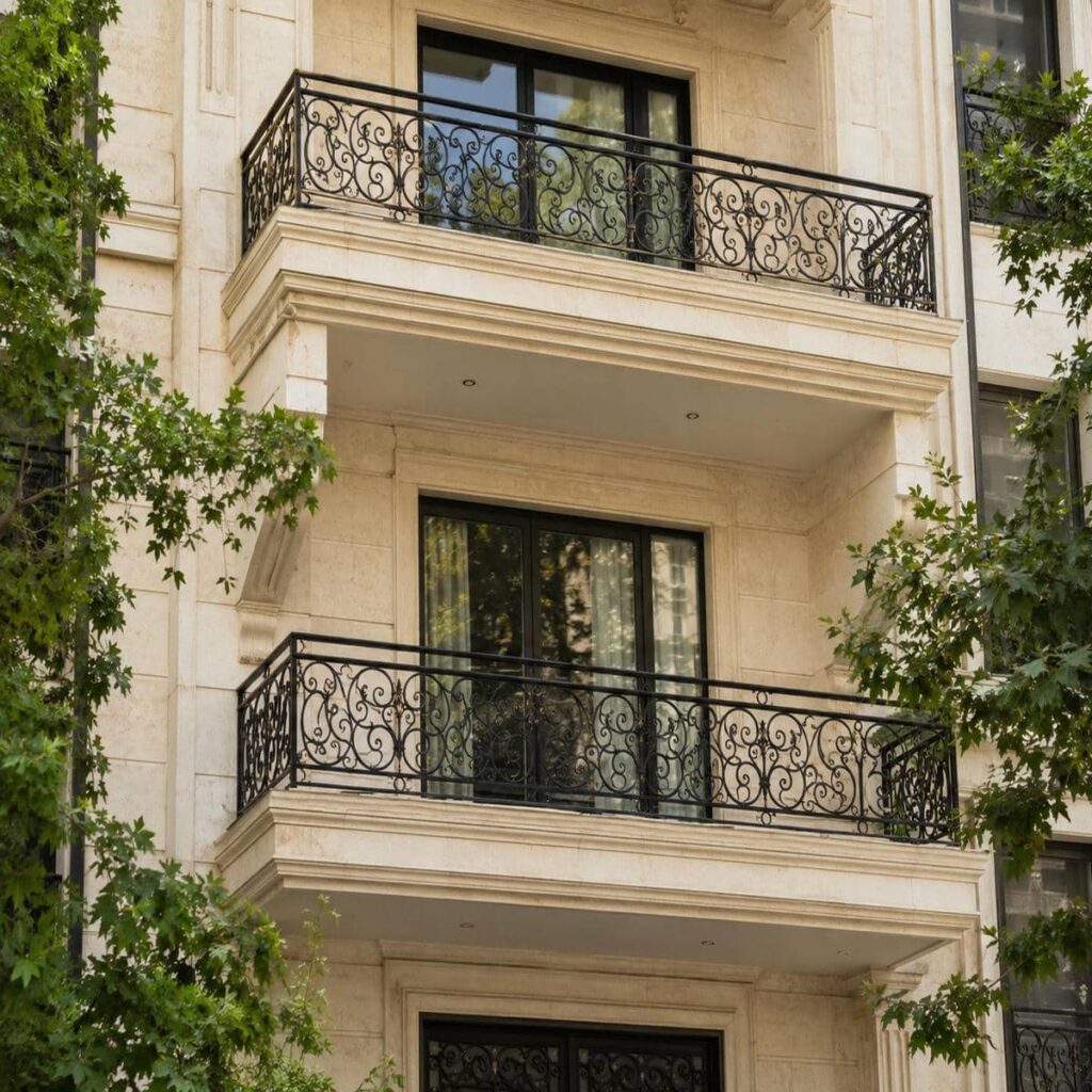 جزئیات چوب راه پله مدرن