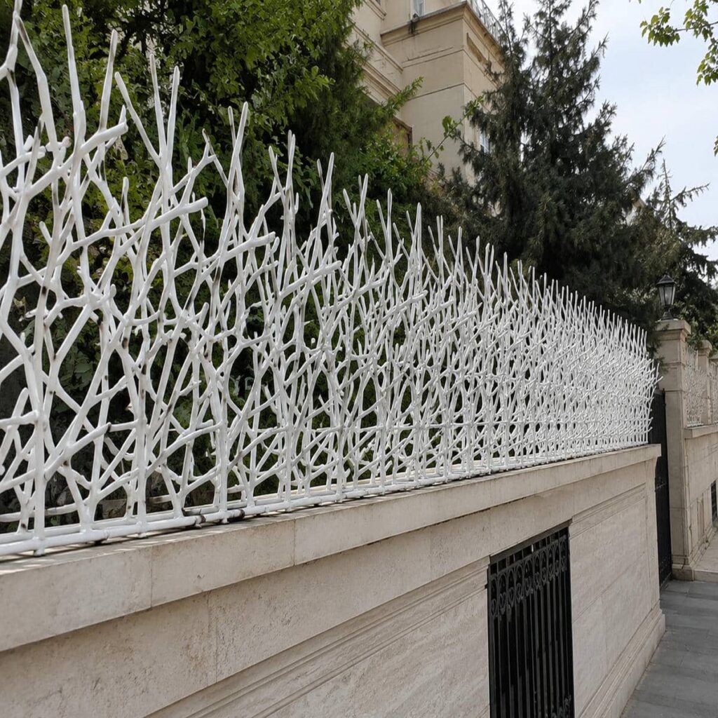 نرده فلزی نمای ساختمان نرده فلزی نمای ساختمان