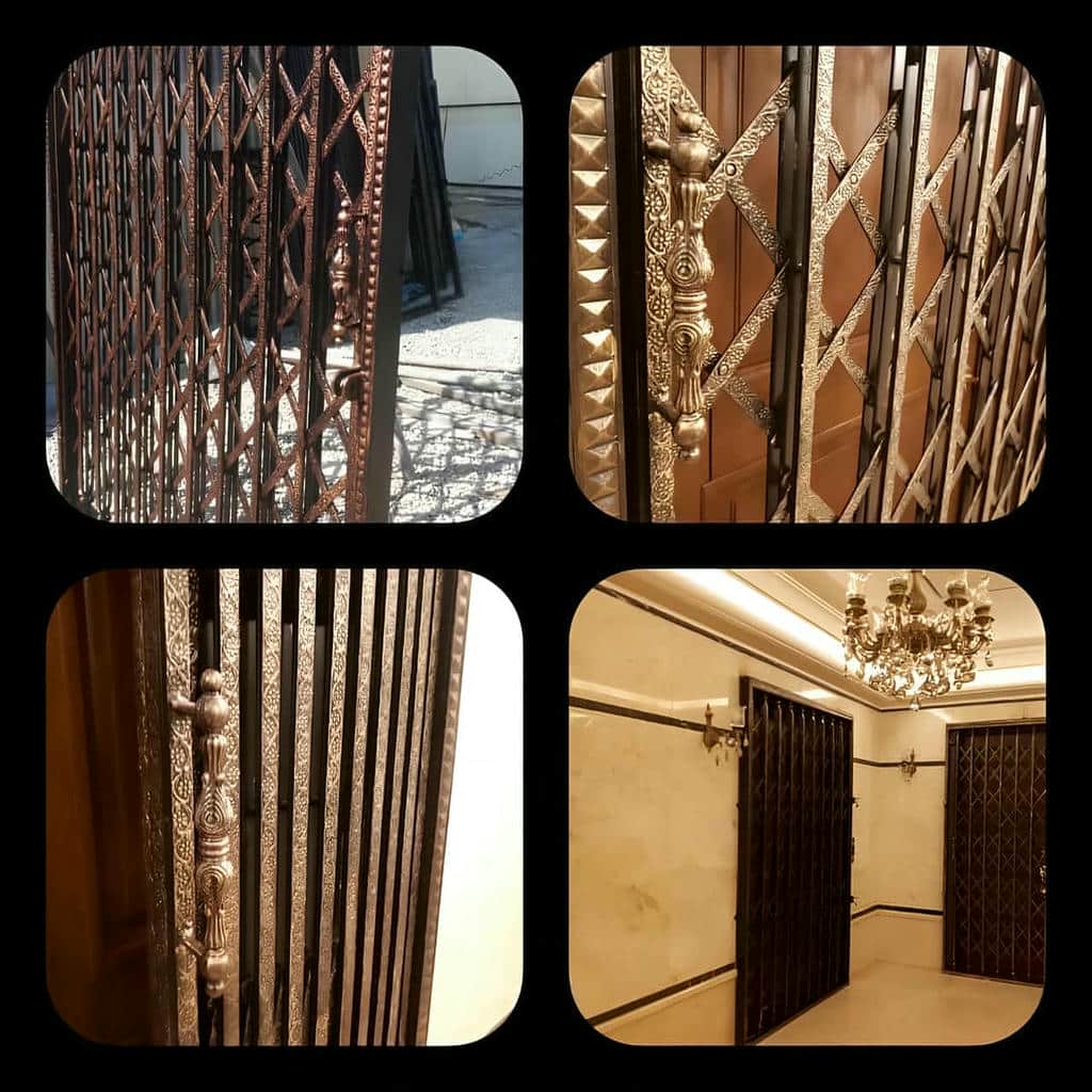 حفاظ آکاردئونی آپارتمان در استان خوزستان