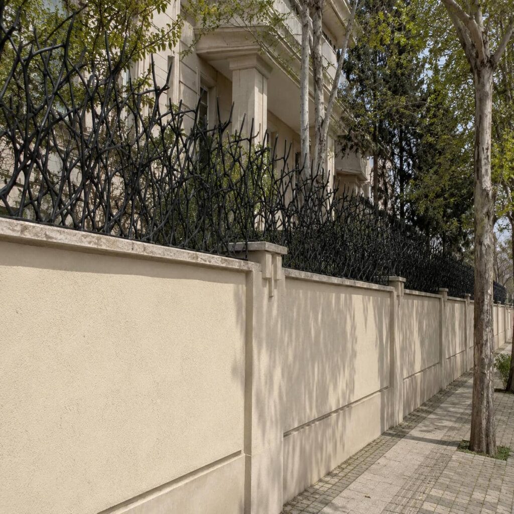 حفاظ دیوار در استان چهارمحال و بختیاری با فرم شاخ گوزنی