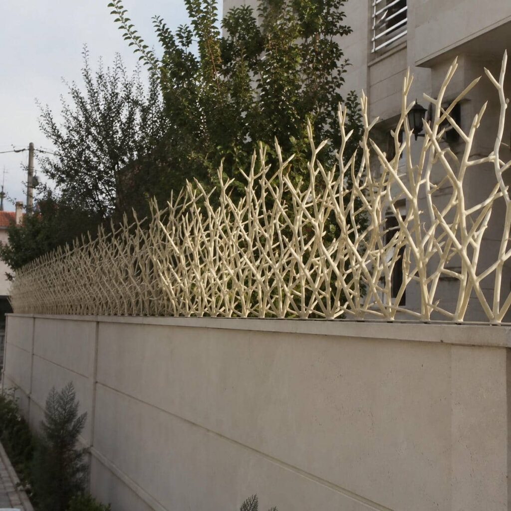 حفاظ دیوار شاخ گوزنی با پوشش رنگی تهران