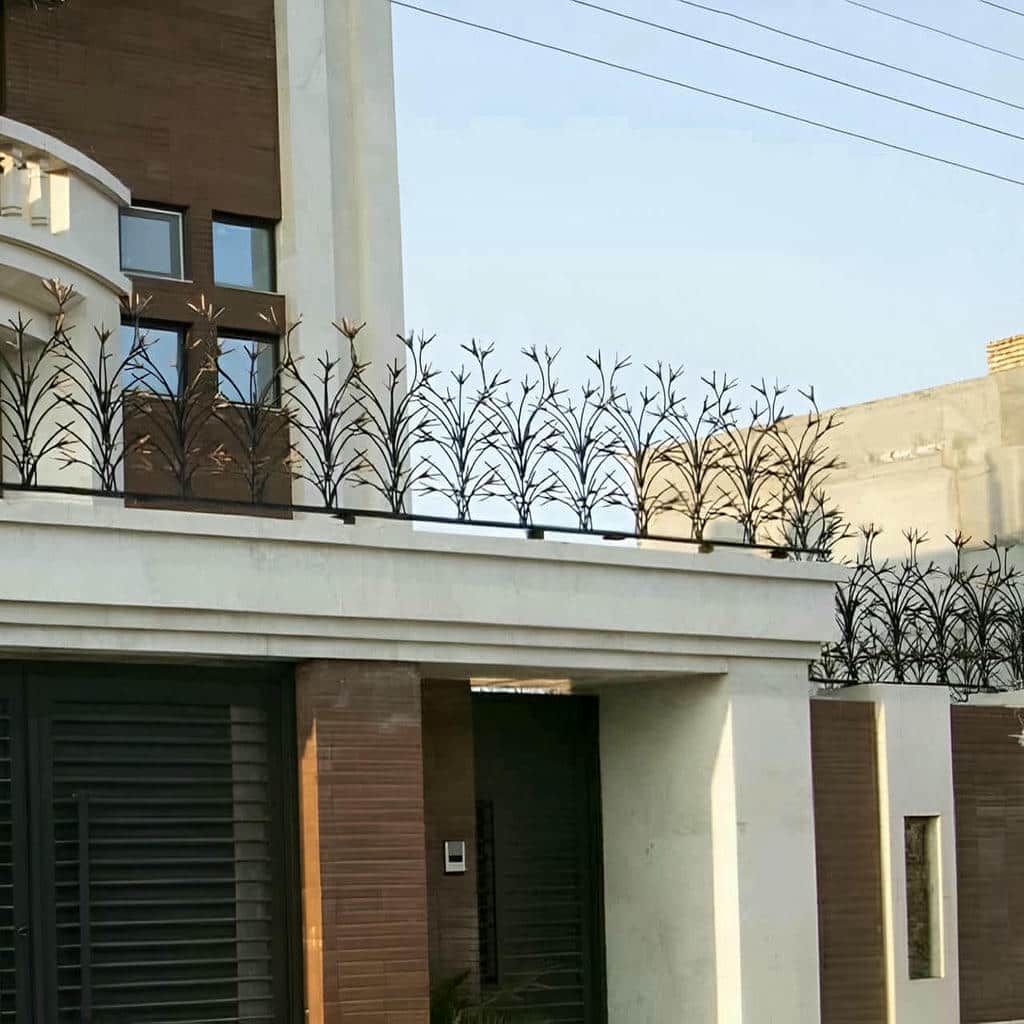 حفاظ دیوار شاخ گوزنی فلزی در استان قزوین