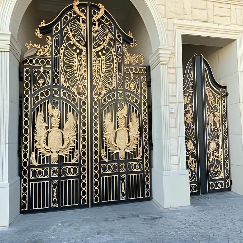 درب حیاط ورودی پارکینگ با قاب مستحکم در یزد درب حیاط ورودی پارکینگ با قاب مستحکم در یزد