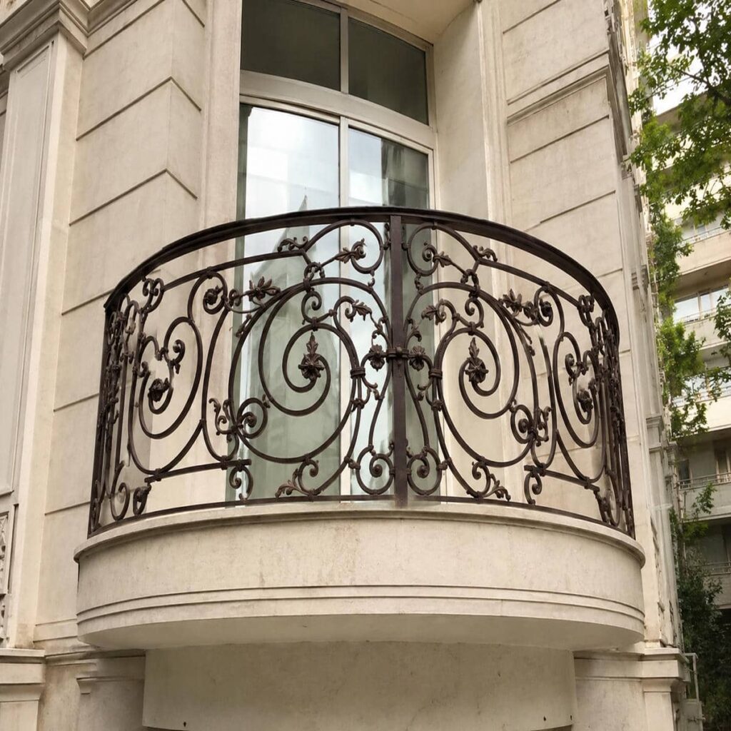 نرده بالکن سفارشی برای تراس آپارتمان
