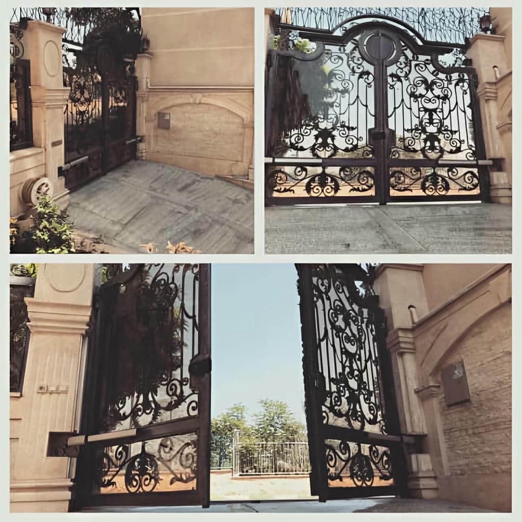 نمای نزدیک بازوی فلزی جک درب پارکینگ یاسوج نمای نزدیک بازوی فلزی جک درب پارکینگ یاسوج