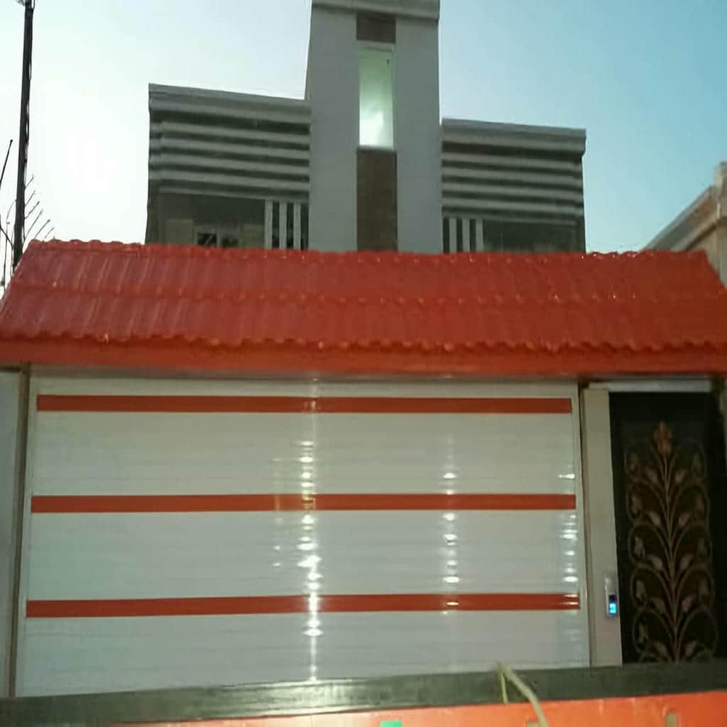 کرکره برقی ریموت‌دار برای ورودی تجاری ایلام