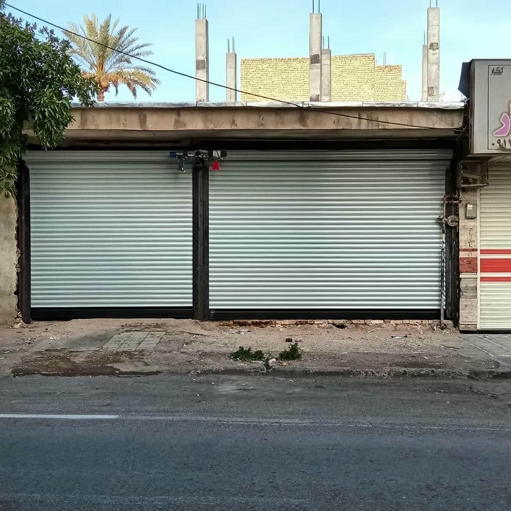 کرکره برقی ریموت دار برای پارکینگ مسکونی