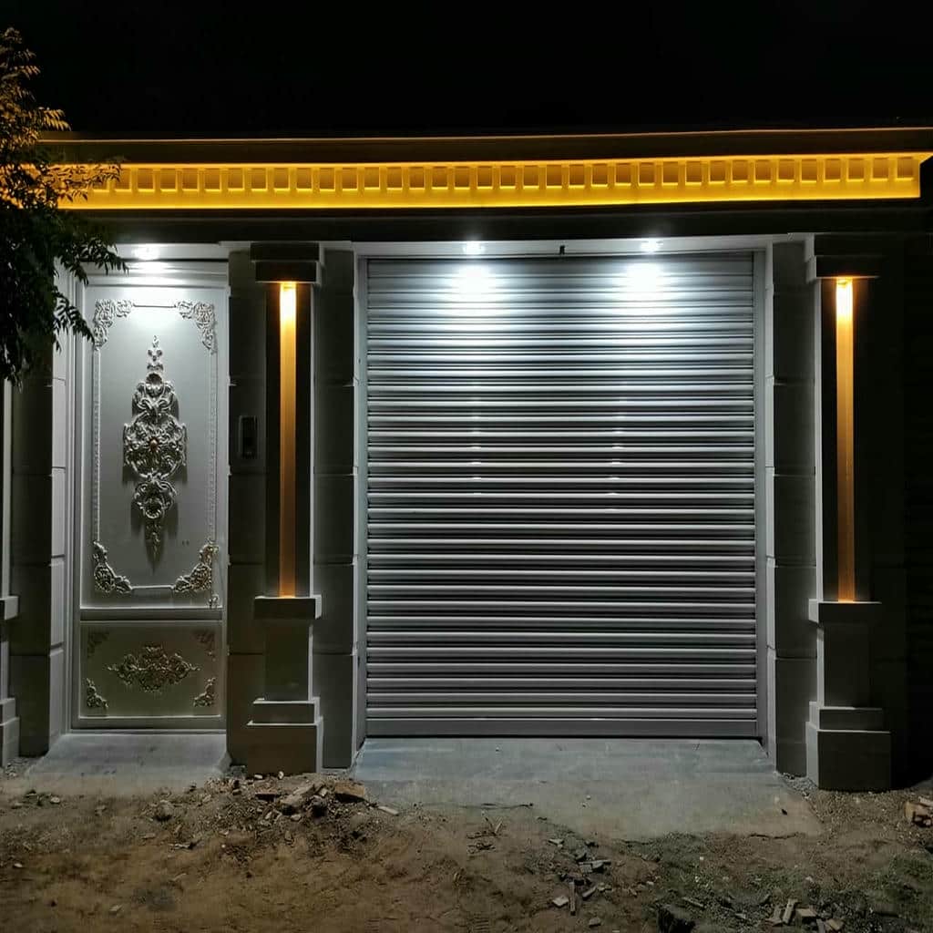 کرکره برقی فولادی برای ورودی تجاری