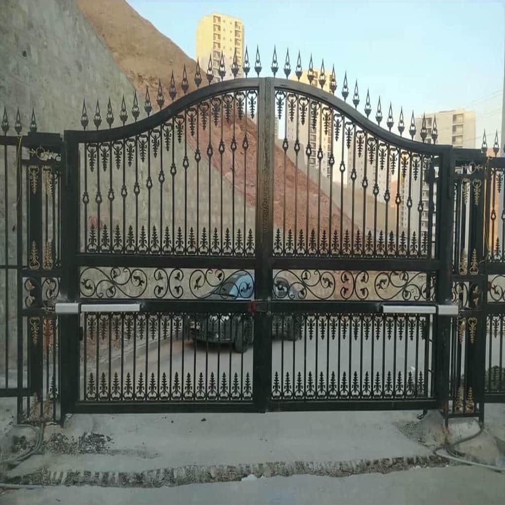 جک درب پارکینگ بازویی دو لنگه همدان مرکز فروش و سفارش جک درب پارکینگ در همدان و حومه